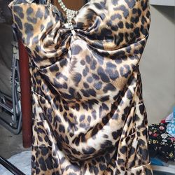 Slim Fit Animal Print Dress