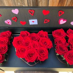 Anniversary Ramo Buchón Roses Bouquet Boxes Flash Sale