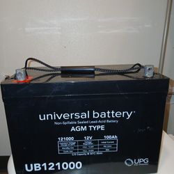Agm 100 Ah Battery in Good Condition
