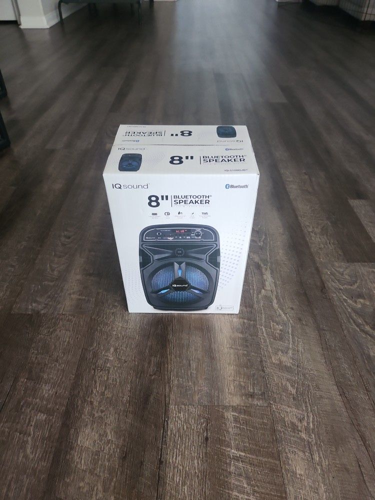8 Inch Bluetooth Speaker
