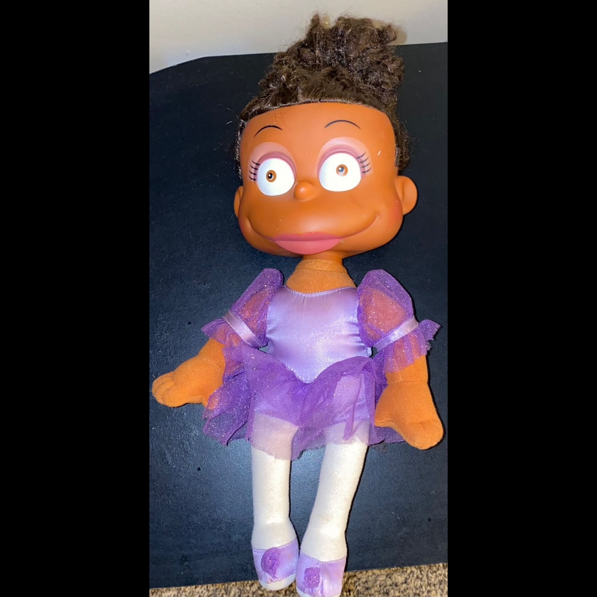 Rugrats Susie Carmichael African American Black Doll Toy Viacom Inter. 13"