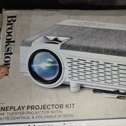 Brookstone All In 1 Projector Combo Pack