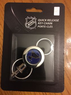 St. Louis Blues quick release keychain