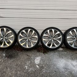 Audi VW rims 20 inch with tires genuine OEM AUDI Volkswagen 8.5Jx20 ET45 5x112