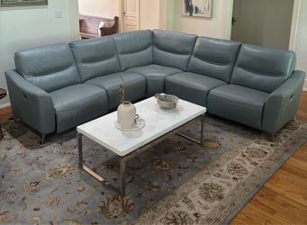 Sectional leather