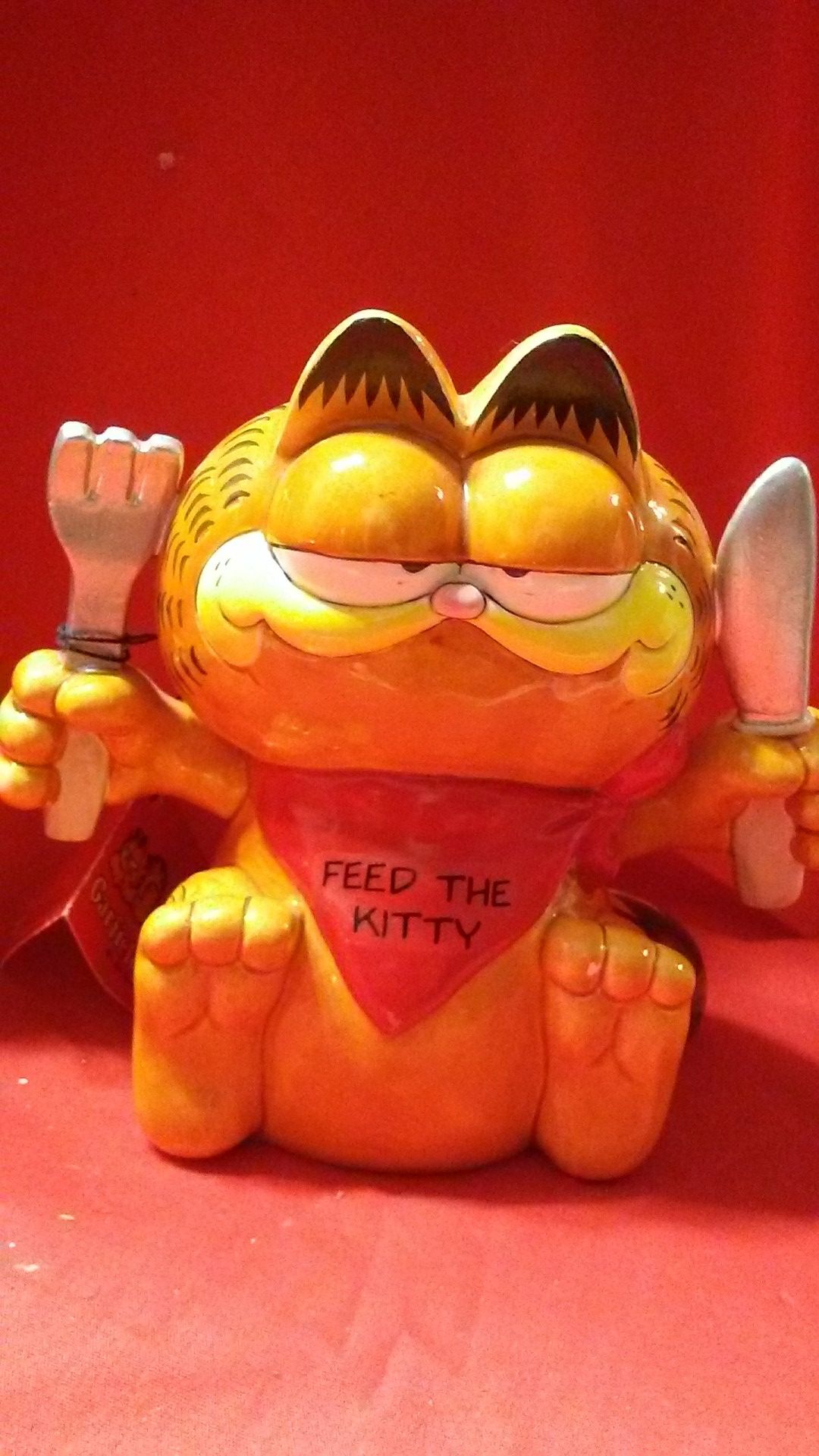 Garfield Feed The Kitty Bank, New with tag