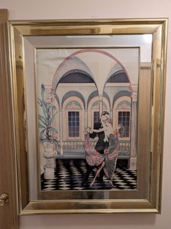 Now and Forever. Mary Vickers art print framed.