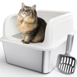 Stainless Steel Cat Litter Box