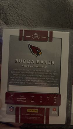 Budda Baker 2017 Donruss #399 Rookie Card  Thumbnail