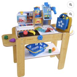 *NEW* KidKraft Wooden Grocery Activity Set