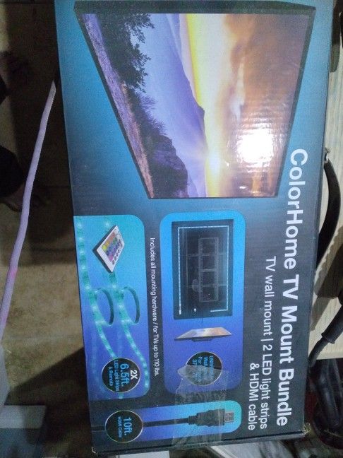 Color Home TV Mount Bundle