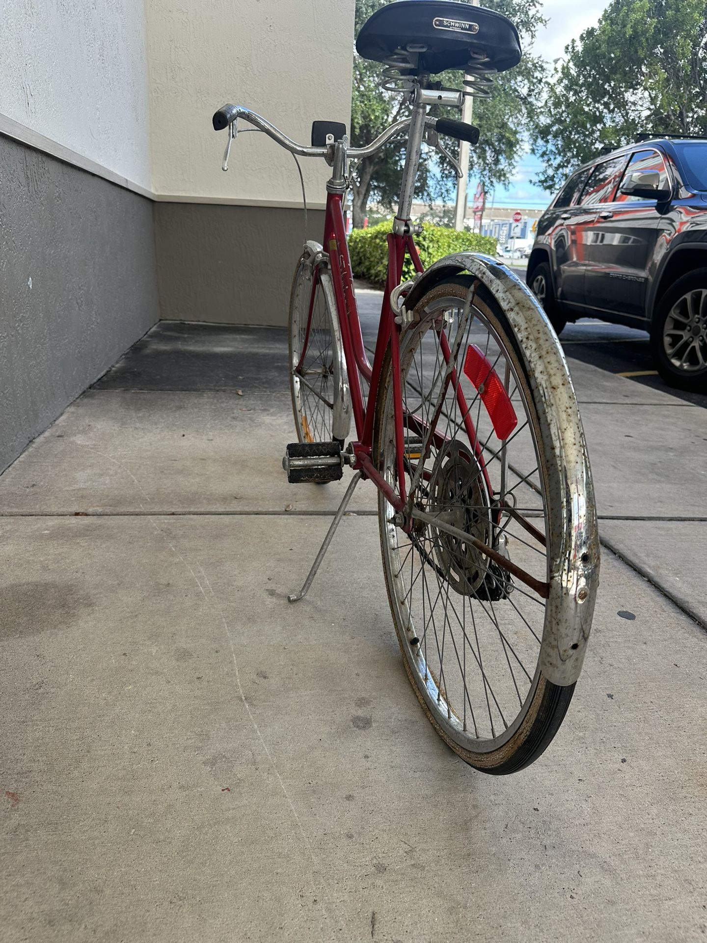 Classic Schwinn Bike  5 Speed  Red Vintage Ride