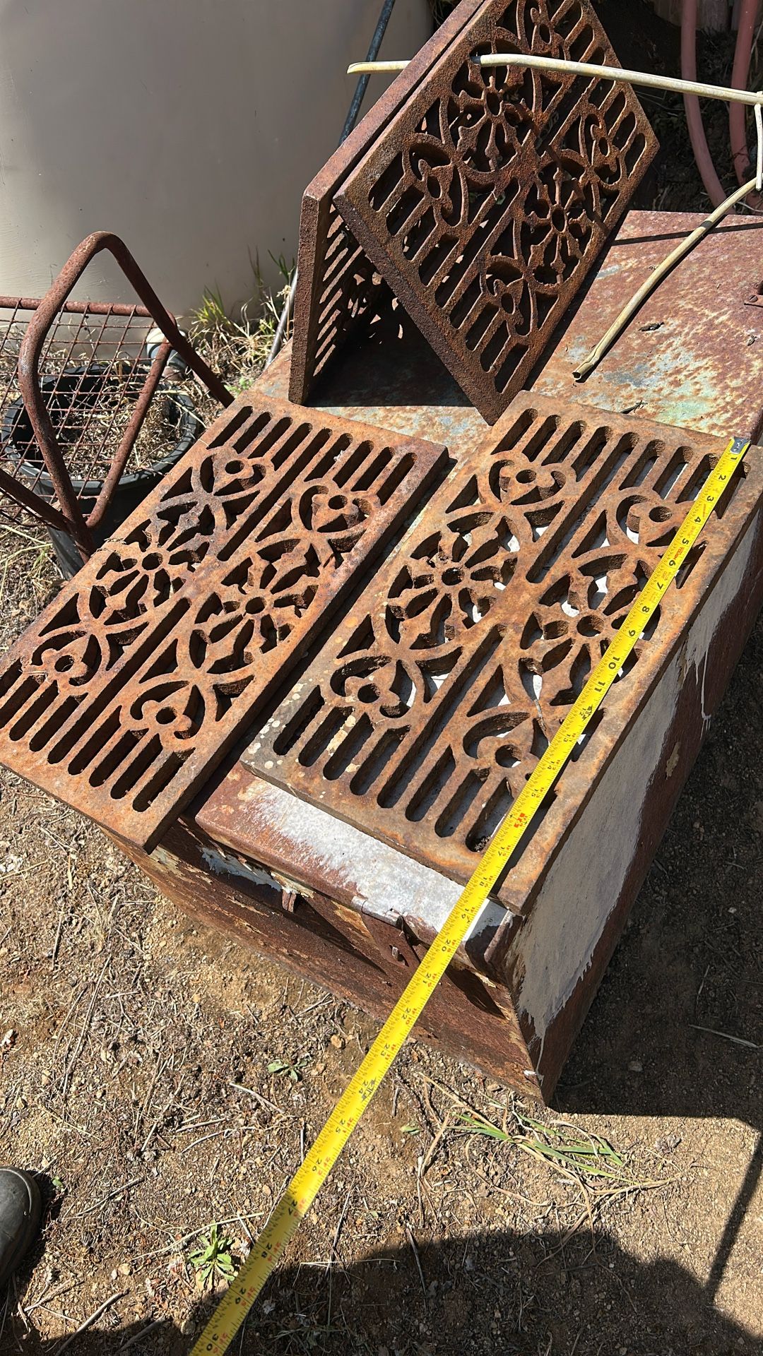 Vintage Victorian Floor Grates