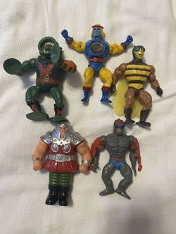Lot Of Vintage Masters Of The Universe Action Figures (5)