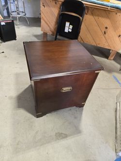 Wooden end table
