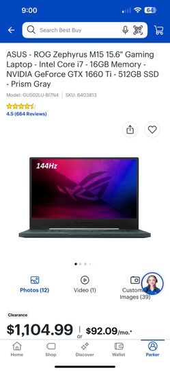 gaming laptop used