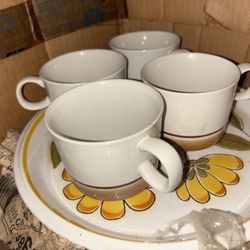 Japanese Cups And Plates 