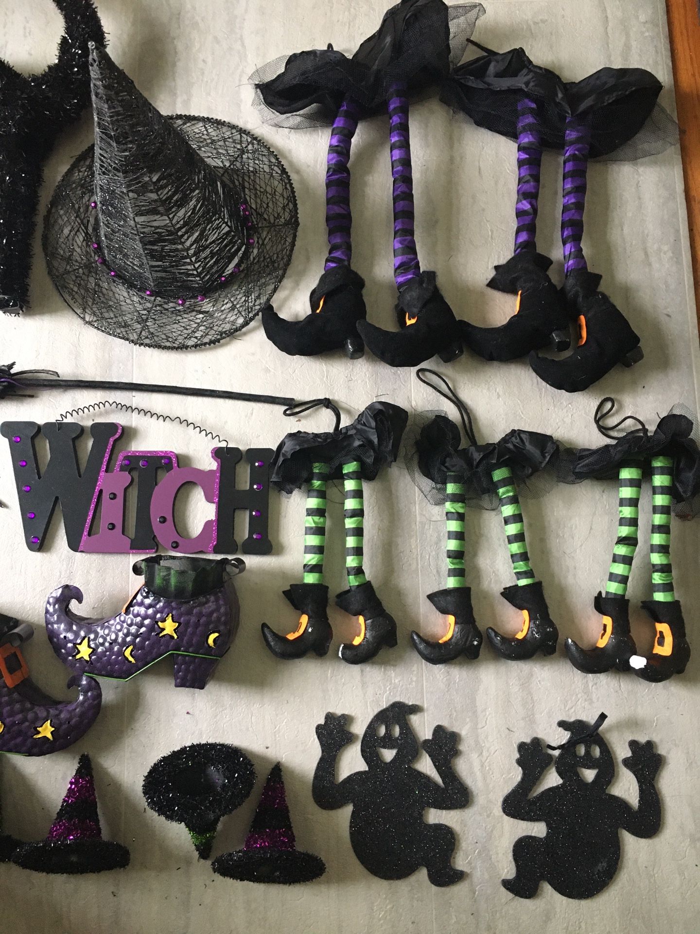 Halloween Decor Arrangements Lot