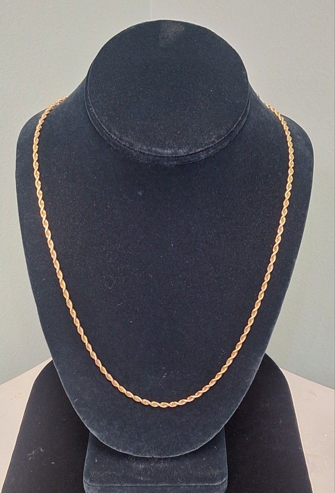 24" ROPE CHAIN 14K YG / 10.7G