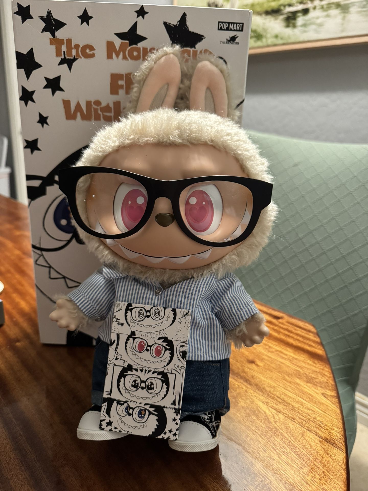 Labubu, Flip With Me 15.75 Inch Tall