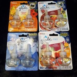 Glade Airfresheners 4 2packs 