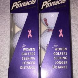 Golf Balls Pinnacle Women’s Breast Cancer Pink Ribbon 