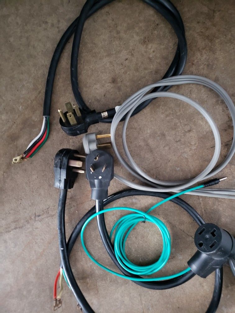 Dryer Power Cords 3 And 4 Prong