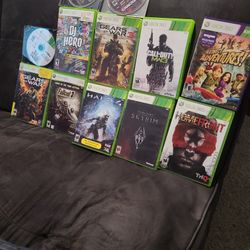 12 Xbox 360 Games Lot