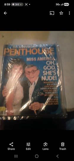 Penthouse Magazine 15th Anniversary Issue