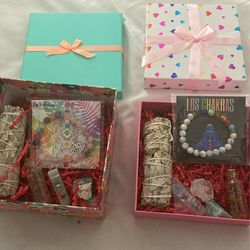 Crystals And Sage Gift Sets /7 Chakras Bracelet 