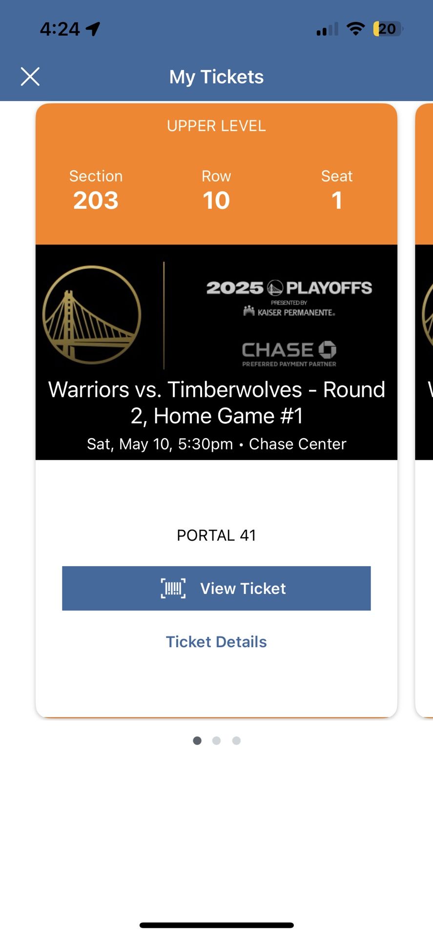 Golden State Warriors Playoff Tickets