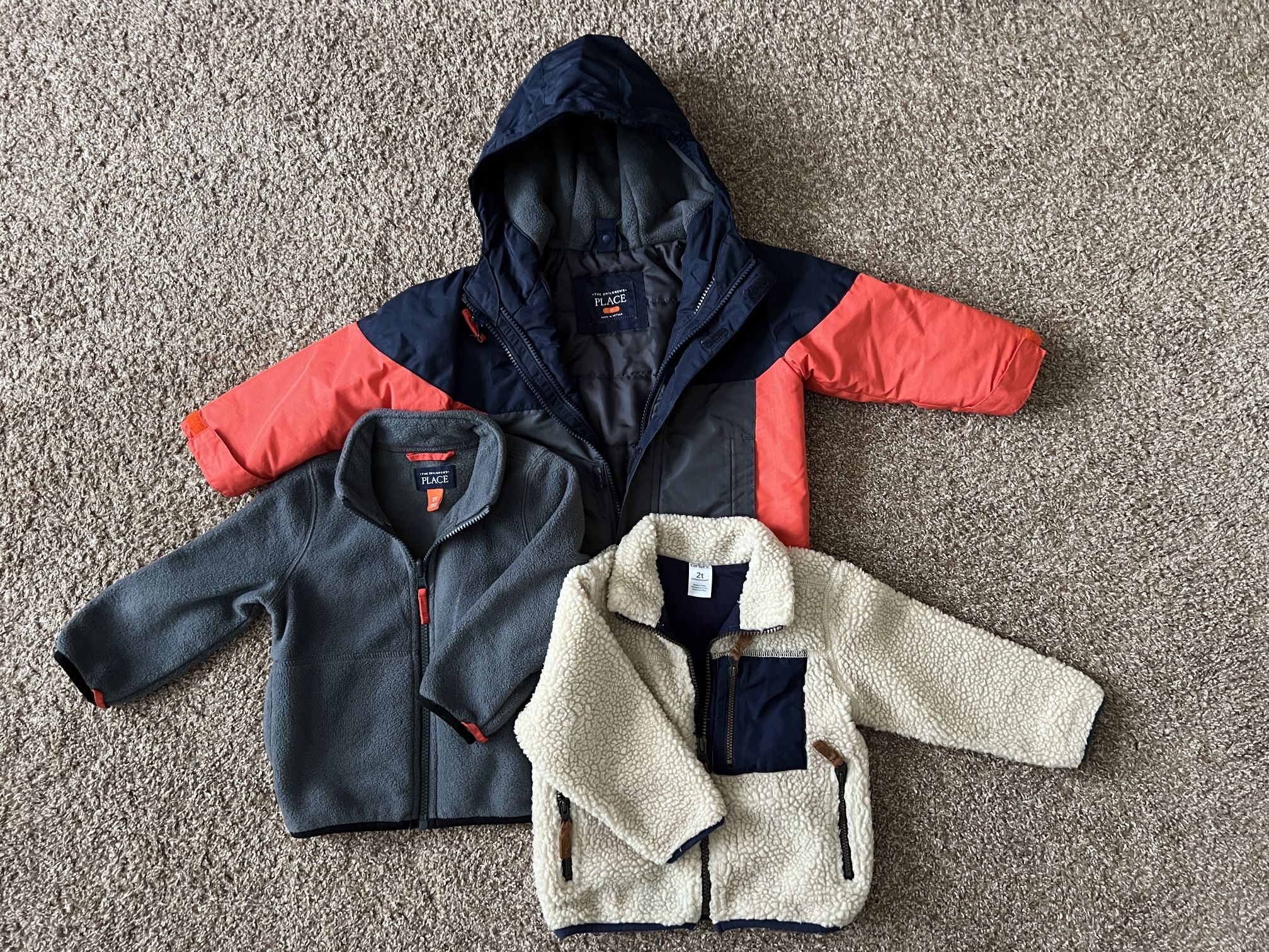 Toddler Winter Coat Bundle, 2T