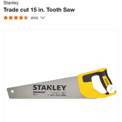 Stanley Tooth Saw
