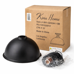 Modern Farmhouse Black Pendant Light Fixture