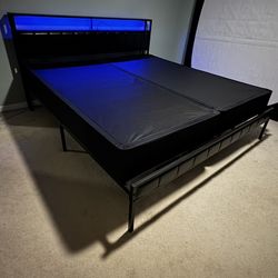 King Size Bed Frame And Box Springs