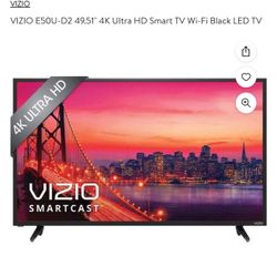 VIZIO E50U-D2 49.51" 4K Ultra HD Smart TV Wi-Fi LED TV