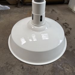Vintage Enamel Industrial Light Shade