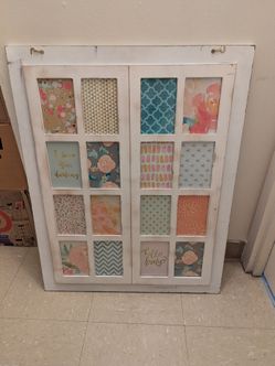 Nielsen Bainbridge White Rustic Window Pane 12-Opening Collage Picture Frame