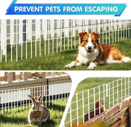 Garden Fence, Dog Fence, Turtle, Tortoise Fence, Rabbit Fence,Guinea Pig Playpen, Small Animal Fence