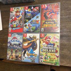 Lot Of Nintendo Switch Games! All Used But In Amazing Condition! 