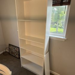 Free Tall White Bookcase