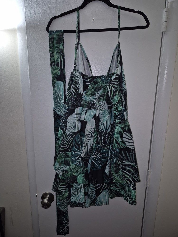 Floral Print Women's Romper Dresses In 3 Different Colors