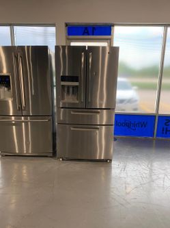 Maytag 4 Door Stainless Steel Refrigerator Fridge
