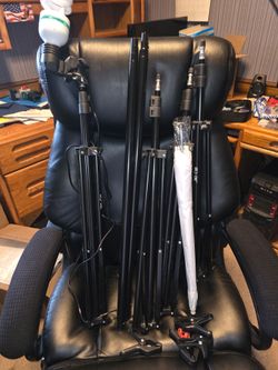 HYJ-INC Studio Photography Lighting & Backdrop Stand Kit