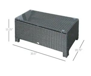 Patio coffee table