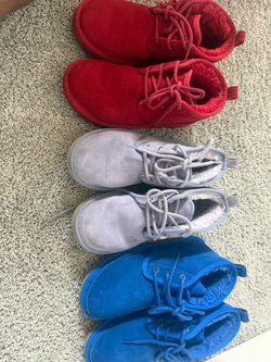 UGG Suede Lace-Up Boots – 3 Pairs