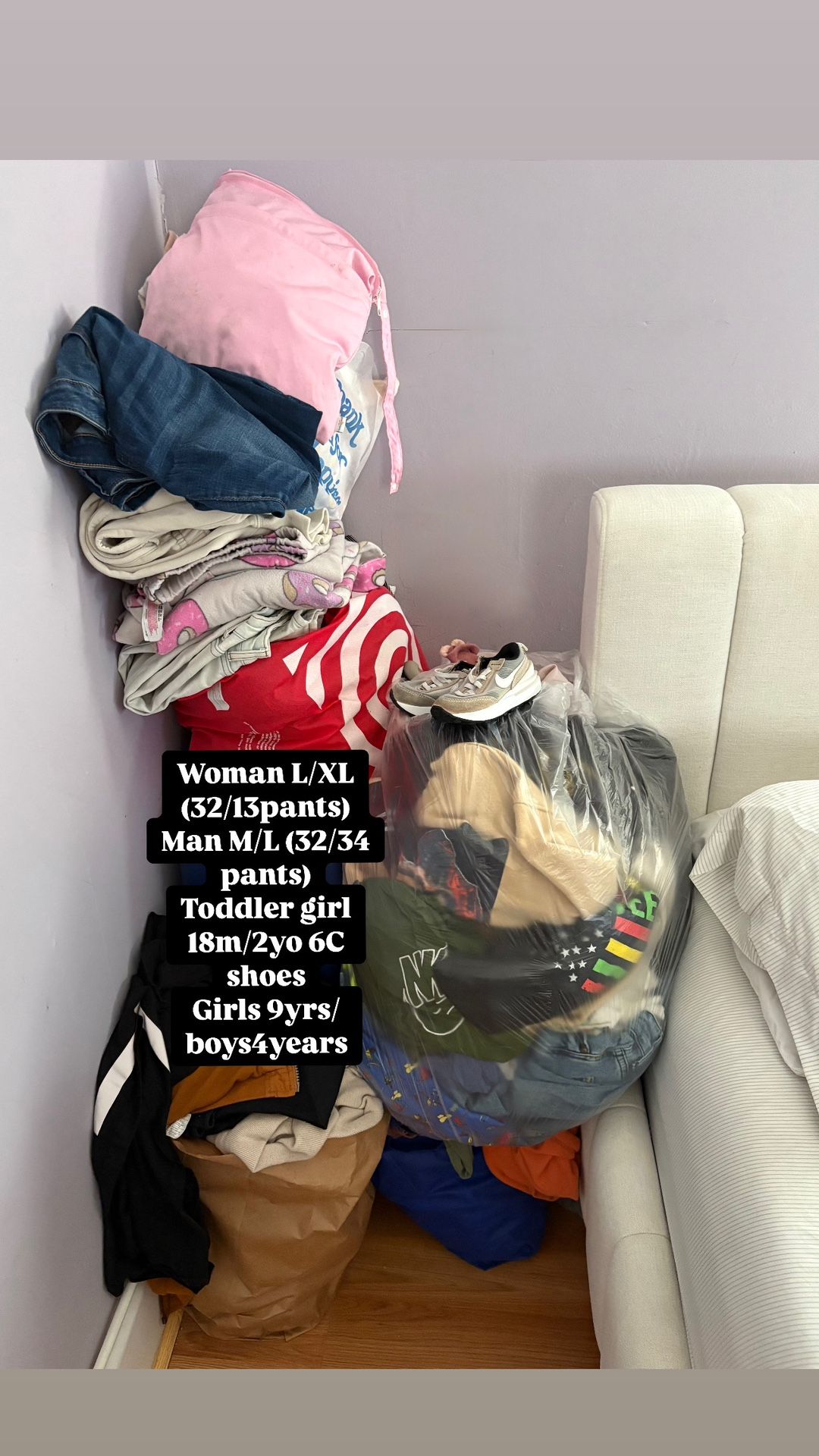 Woman/Man Clothes L