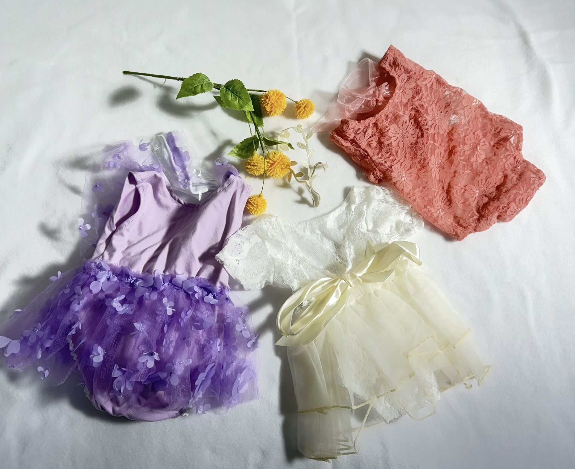 Baby Photo Outfit Set – Lace & Tulle (newborn)