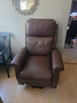 Massage leather Recliner