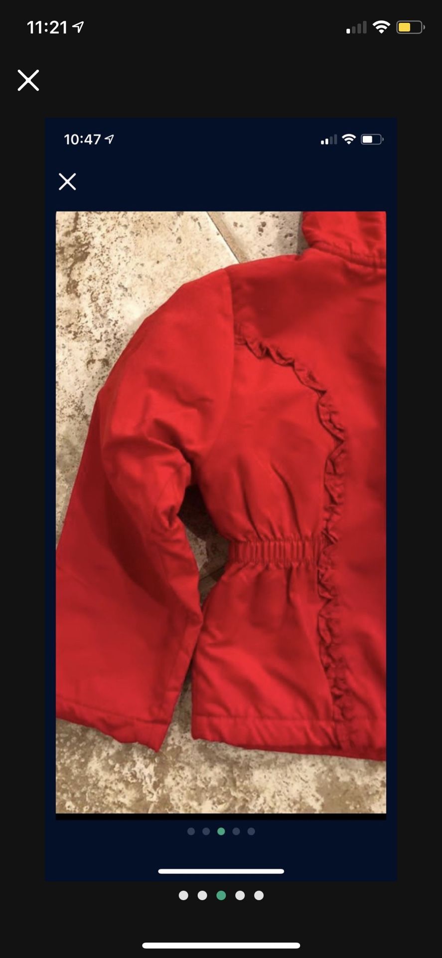 Girl Size 4T Snow Suit Smoke And Pet Free